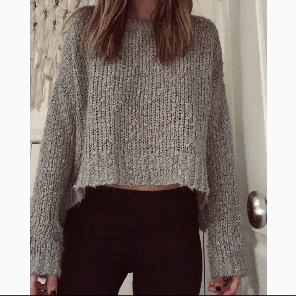 UO gray sweater